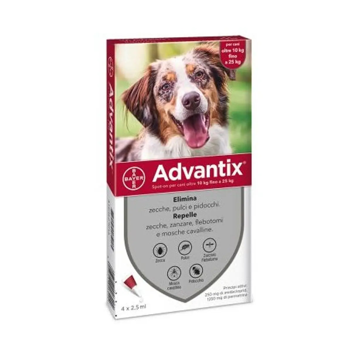 Pipeta Advantix para Perros – 25 Kg a 40 Kg