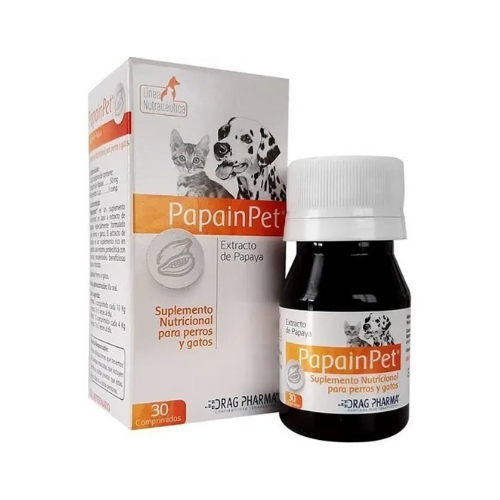 Papainpet Suplemento Perros Y Gatos 30 Comprimidos - ventas pet