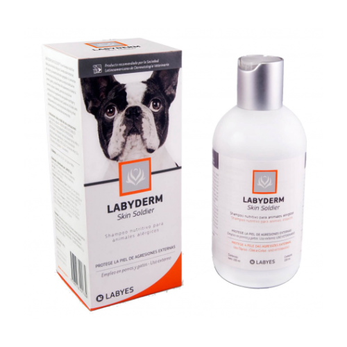 Shampoo Labyderm Skin Soldier Para Perros Y Gatos 220 Ml