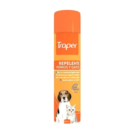Traper Repelente Para Perros Y Gatos Spray 440cc