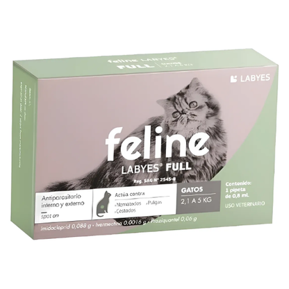 Antiparasitario Feline Fullspot 2 A 5 Kg Gato