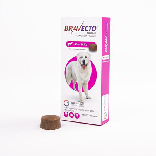 Bravecto Perros 40 a 56 kg  1400MG