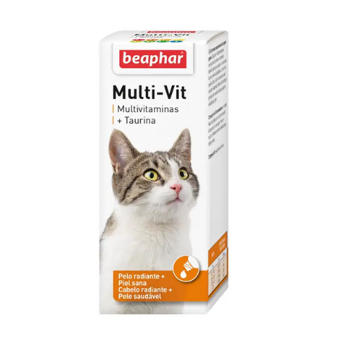 Beaphar Laveta Gatos Multivitamina Taurina - ventas pet