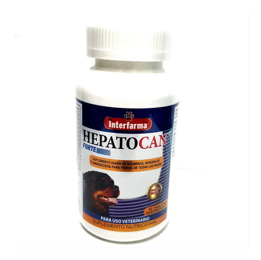 Hepatocan Forte 60 Comprimidos Masticables - ventas pet