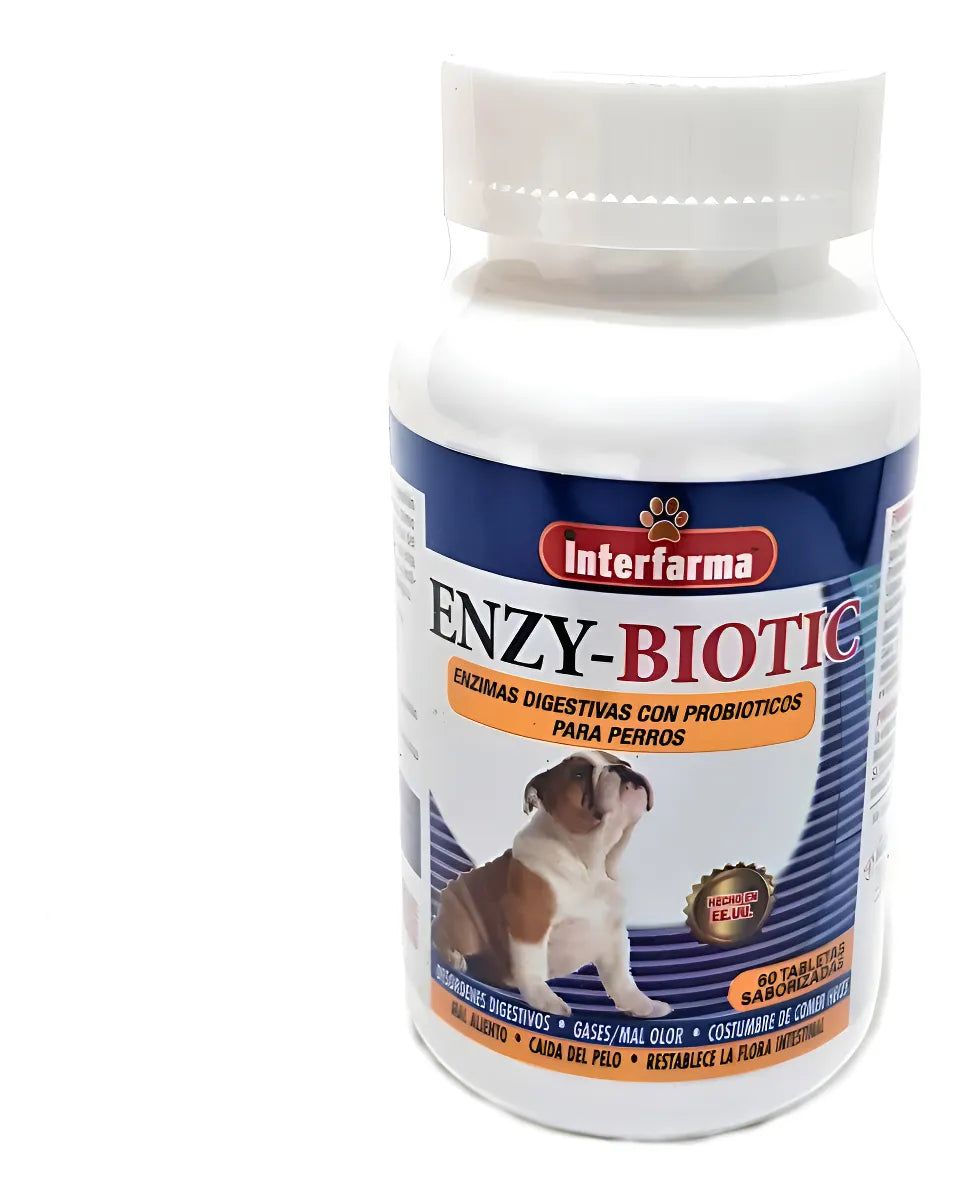 Enzy-biotic Interfarma 60 Comprimidos - ventas pet