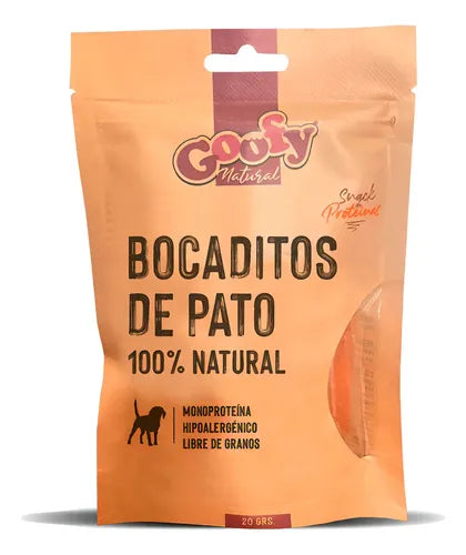 Goofy Natural Bocaditos Pato 20Gr
