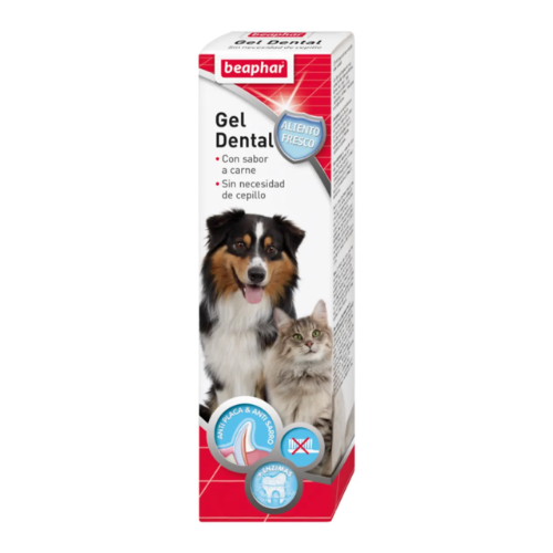 Gel Dental Para Perros Sin Necesidad De Cepillos 100g Sabor Carne