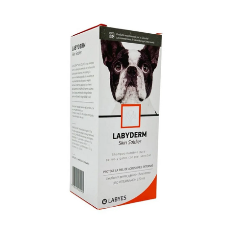 Shampoo Labyderm Skin Soldier Para Perros Y Gatos 220 Ml