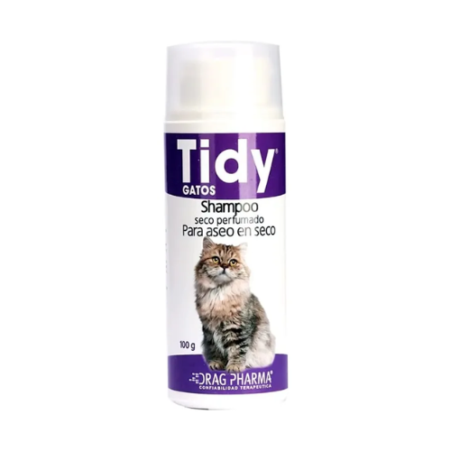 Shampoo Tidy Gatos Aseo En Seco 100 Gr