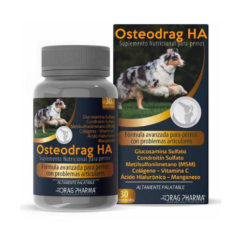 Suplemento Osteodrag Ha Frasco Drag Pharma 60 Comprimidos Para Perro - ventas pet